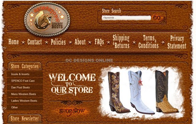 Custom ecommerce store design