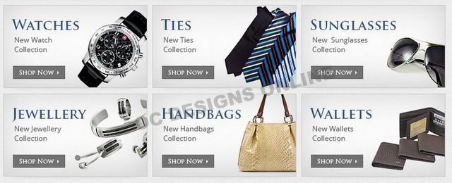 fashion and jewelry eBay store design