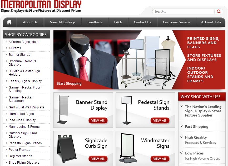 Graphics and Display eBay Store Design