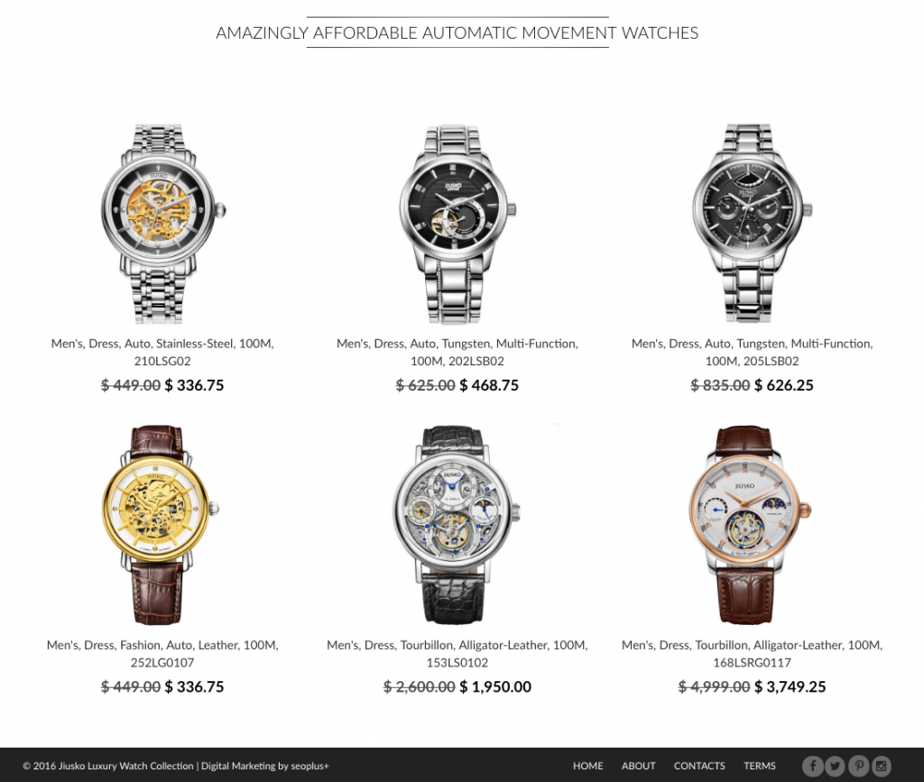 Shopify developers for watch stores