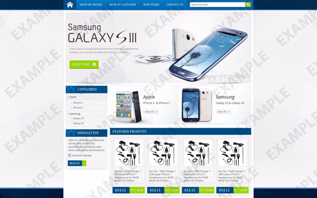 Vibia eBay Store Design (Cellphones Theme 1217)