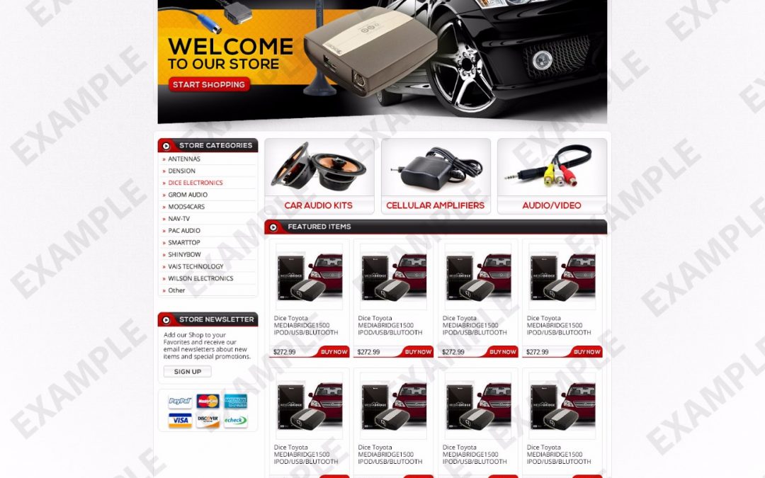 Trundu eBay Store Design (Automotive Theme 1223)