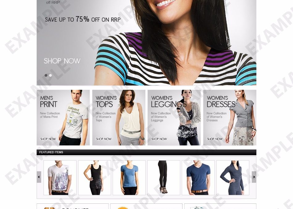 Famm eBay Store Design (Apparel & Shoes Theme 1247)