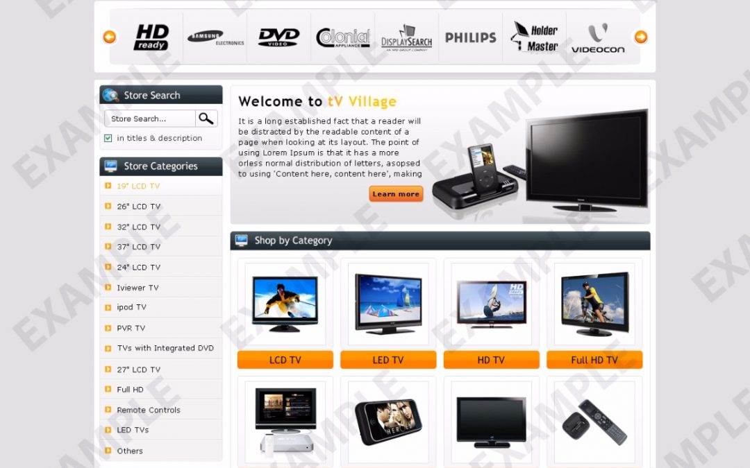 Tagspan eBay Store Design (Computers, Electronics & Cameras Theme 1257)