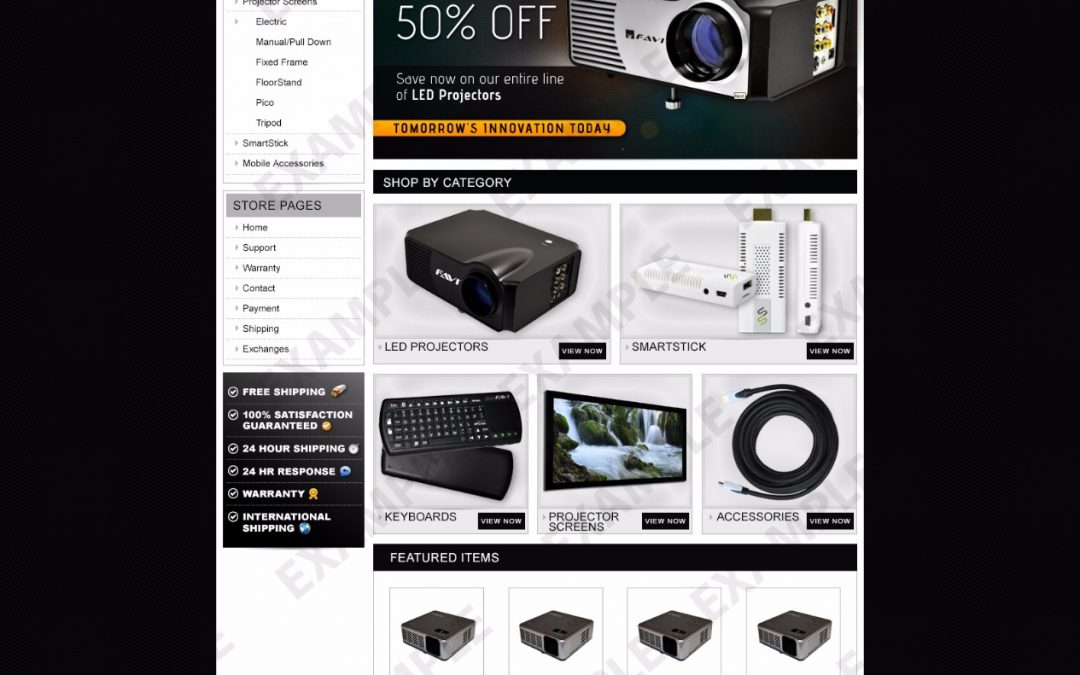 Flashspan eBay Store Design (Computers, Electronics & Cameras Theme 1266)