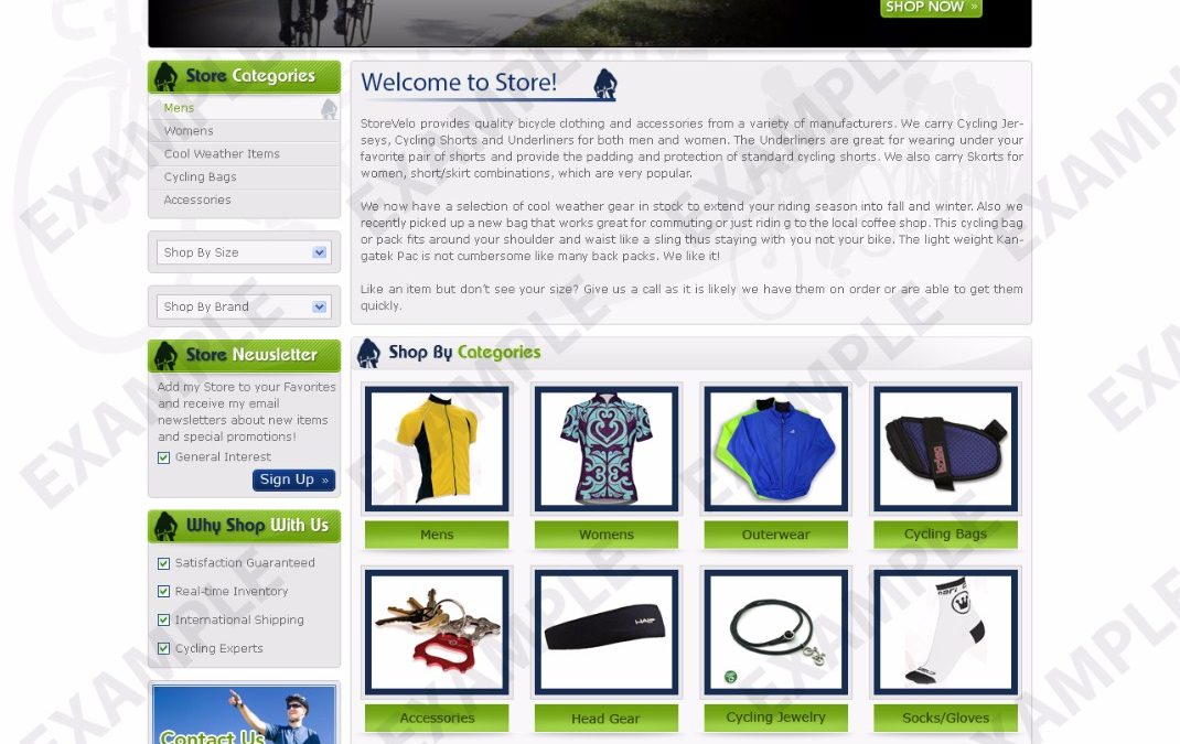 Mynyx eBay Store Design (Apparel & Shoes Theme 1271)