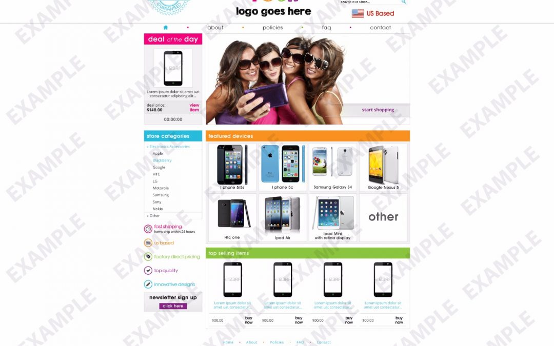 Trutz eBay Store Design (Cellphones Theme 1282)