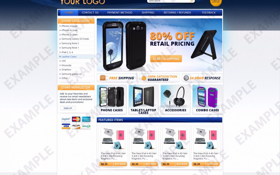 Twinte eBay Store Design (Cellphones Theme 1287)