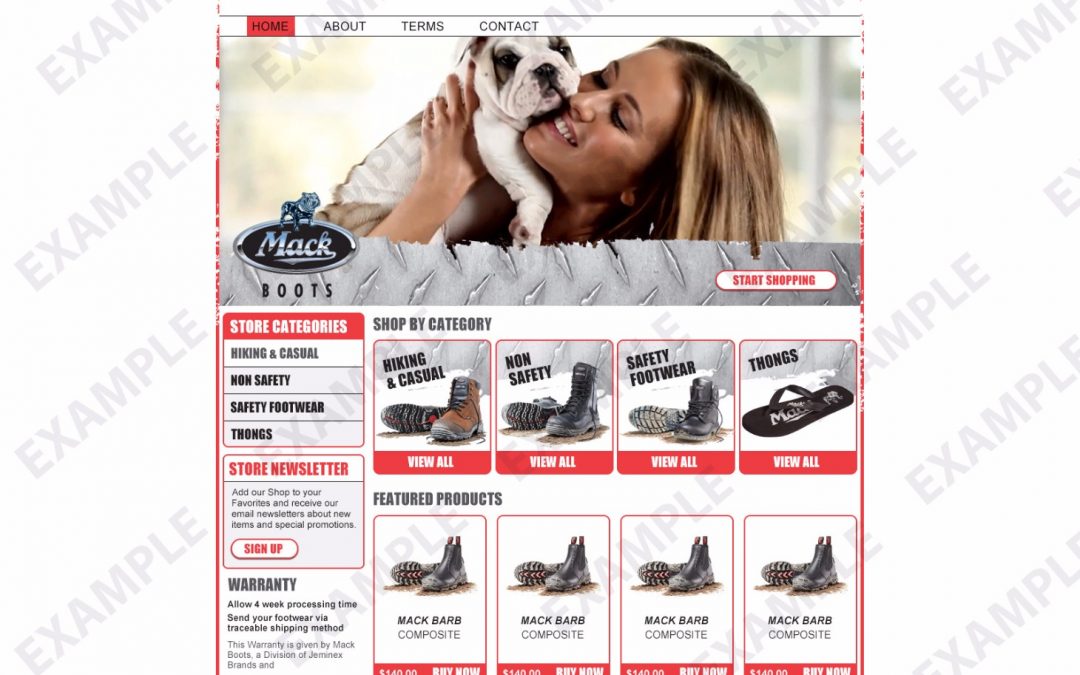 Zoompath eBay Store Design (Apparel & Shoes Theme 1292)