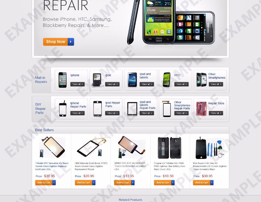Innofire eBay Store Design (Cellphones Theme 1319)