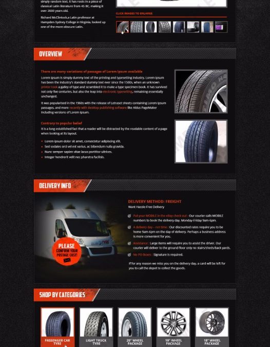 Tagify eBay Template (Automotive Theme 1324)