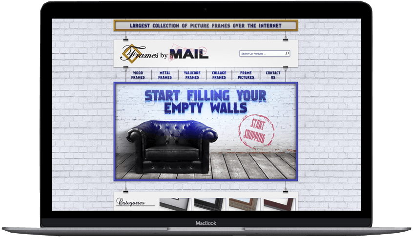 Portfolio Frames by Mail custom eBay design