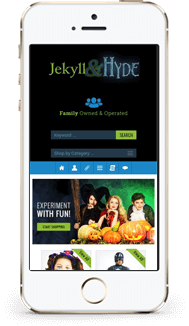 Portfolio Jekyll Hyde custom ebay store front and template mobile