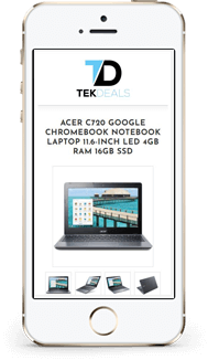Portfolio Tech Deals custom ebay store and listing template design mobile