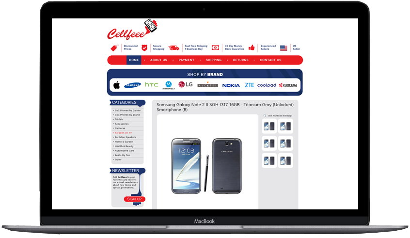 eBay listing template designs cellf
