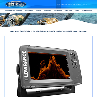 BBG Marine Bigcommerce Product pg design