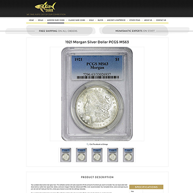 Bullion Sharks ebay listing template design