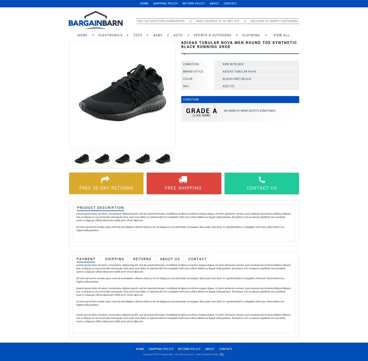 Premade Lisitng Template