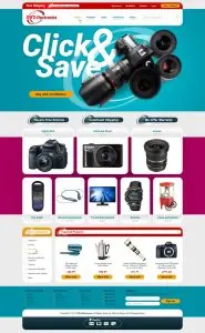 TEDs Electronics Shopify store draft