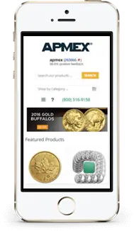 Apmex store on a phone