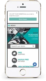 Movophoto store on a phone