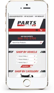 Parts Cargo store on a phone