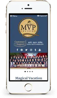 MVP Cruising store on a phone
