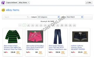 Facebook store design Facebook store design