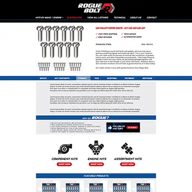 Rogue Bolt: eBay listing templates by OC Designs Online