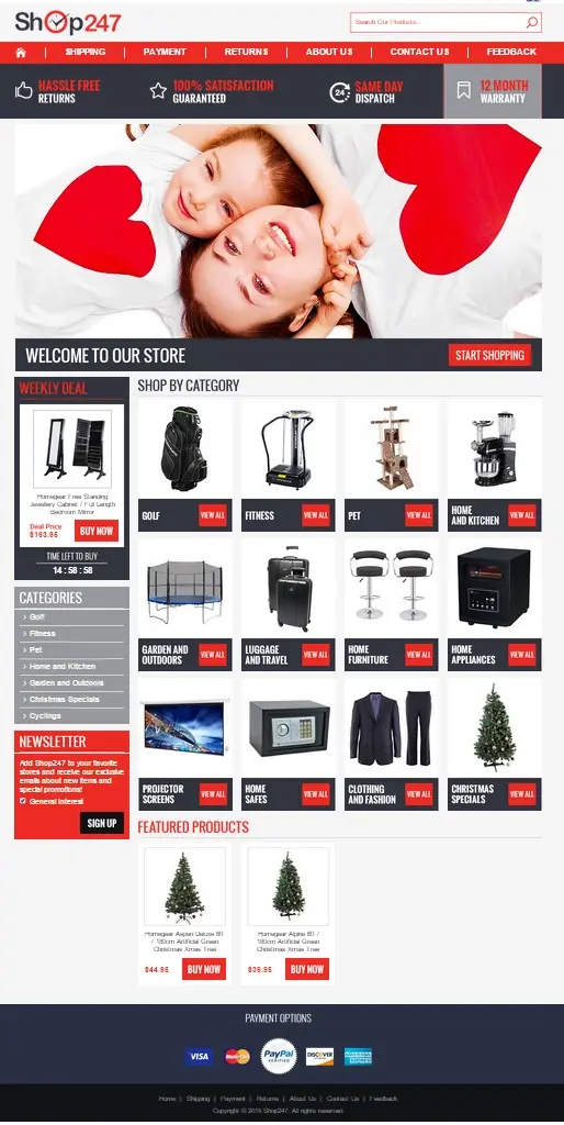 AU eBay store design