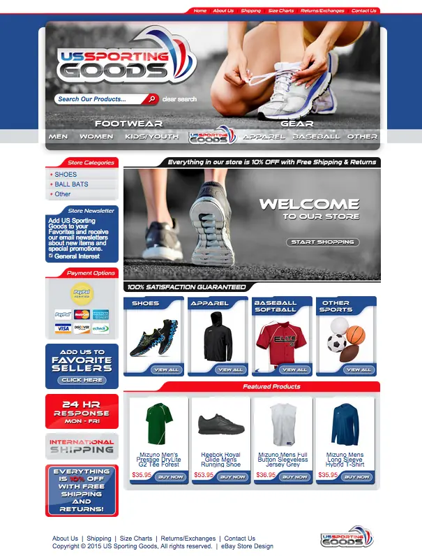 Get a custom eBay storefront design and listing template from OCDesignsonline