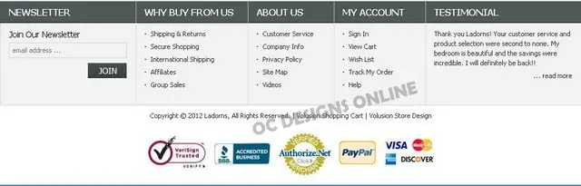 Cheap Volusion store designs Cheap Volusion store designs
