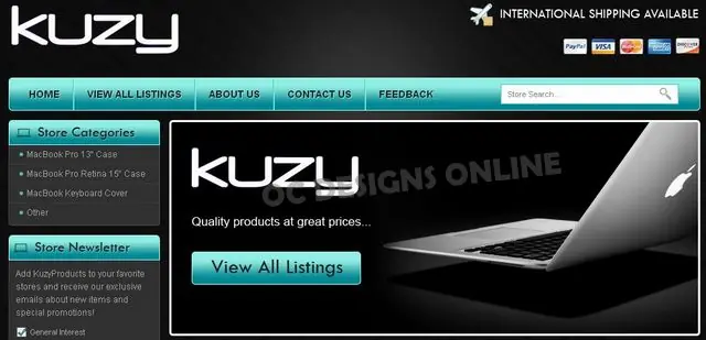 Store design by OC Designs Online