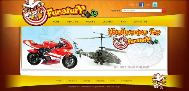 Design a custom store for my bike shop on eBay