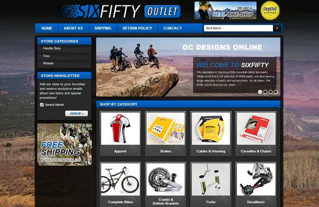 Custom Bike Shop eBay Store Designs