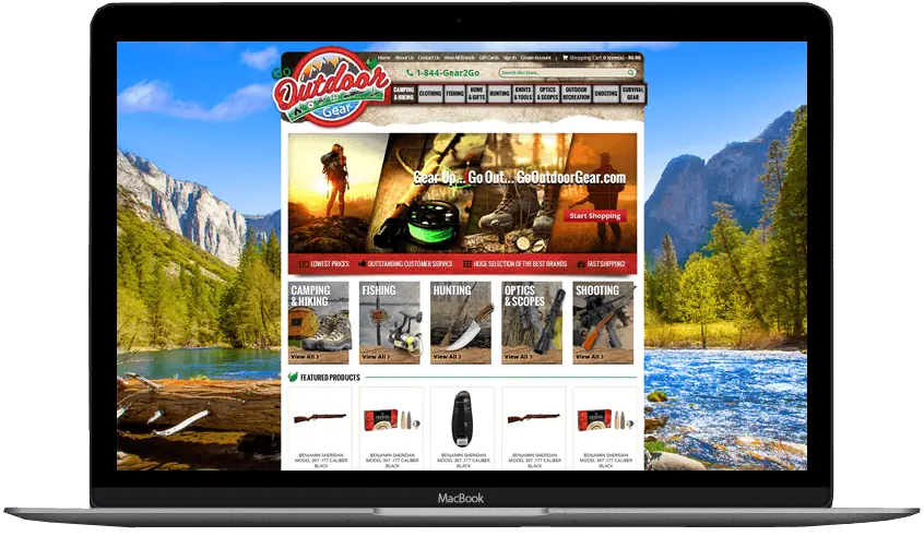 Go Outdoor Gear: BigCommerce by OC Designs Online