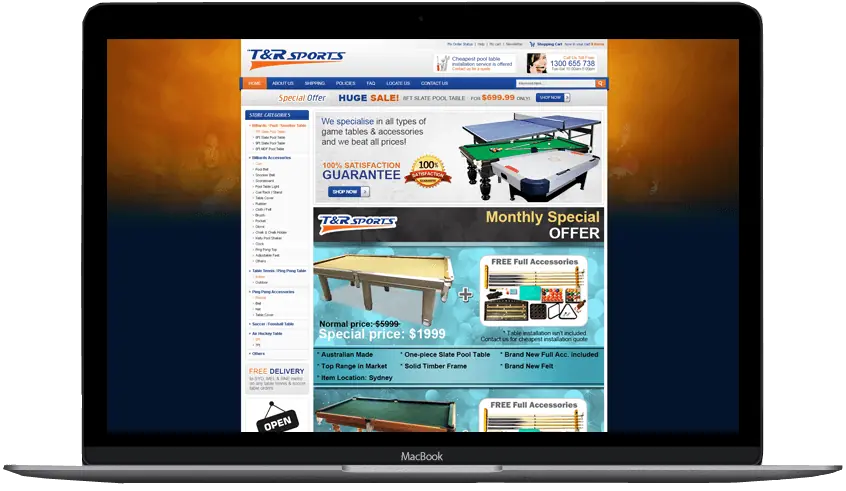 TR Sports: Volusion by OC Designs Online