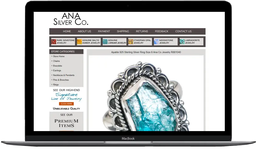 Ana Silver: eBay stores by OC Designs Online