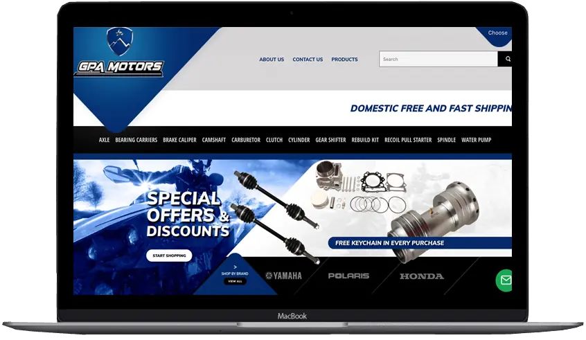 GPA Motors: Shopify by OC Designs Online