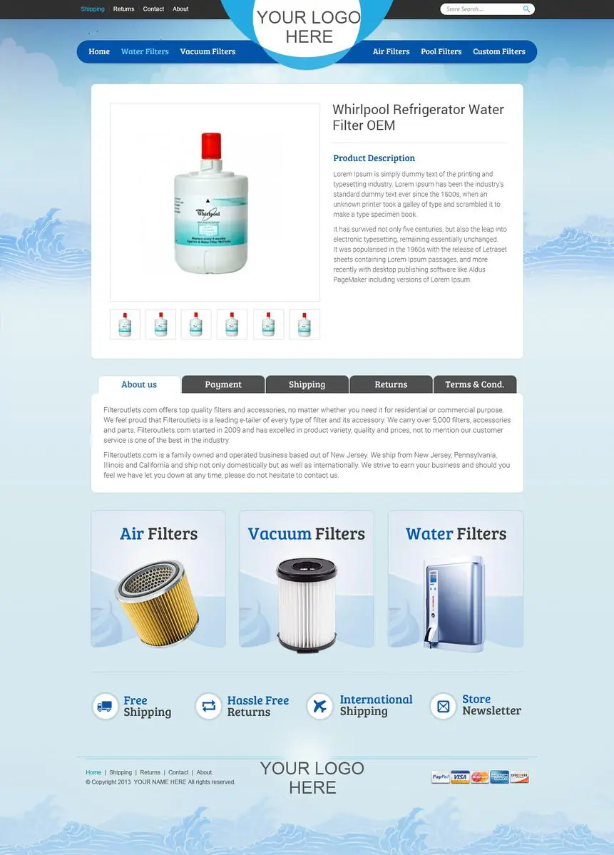 Gabjam premade eBay listing template #1400 for home & garden