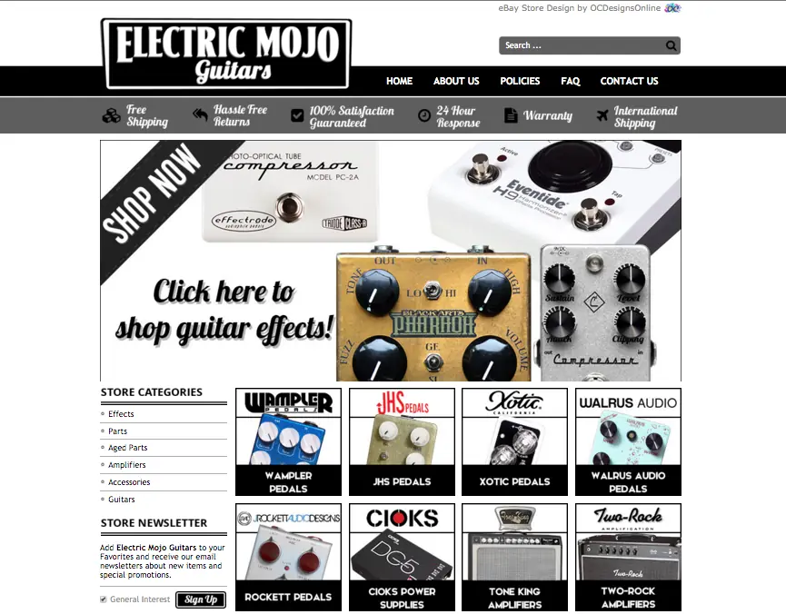 EBay storefronts