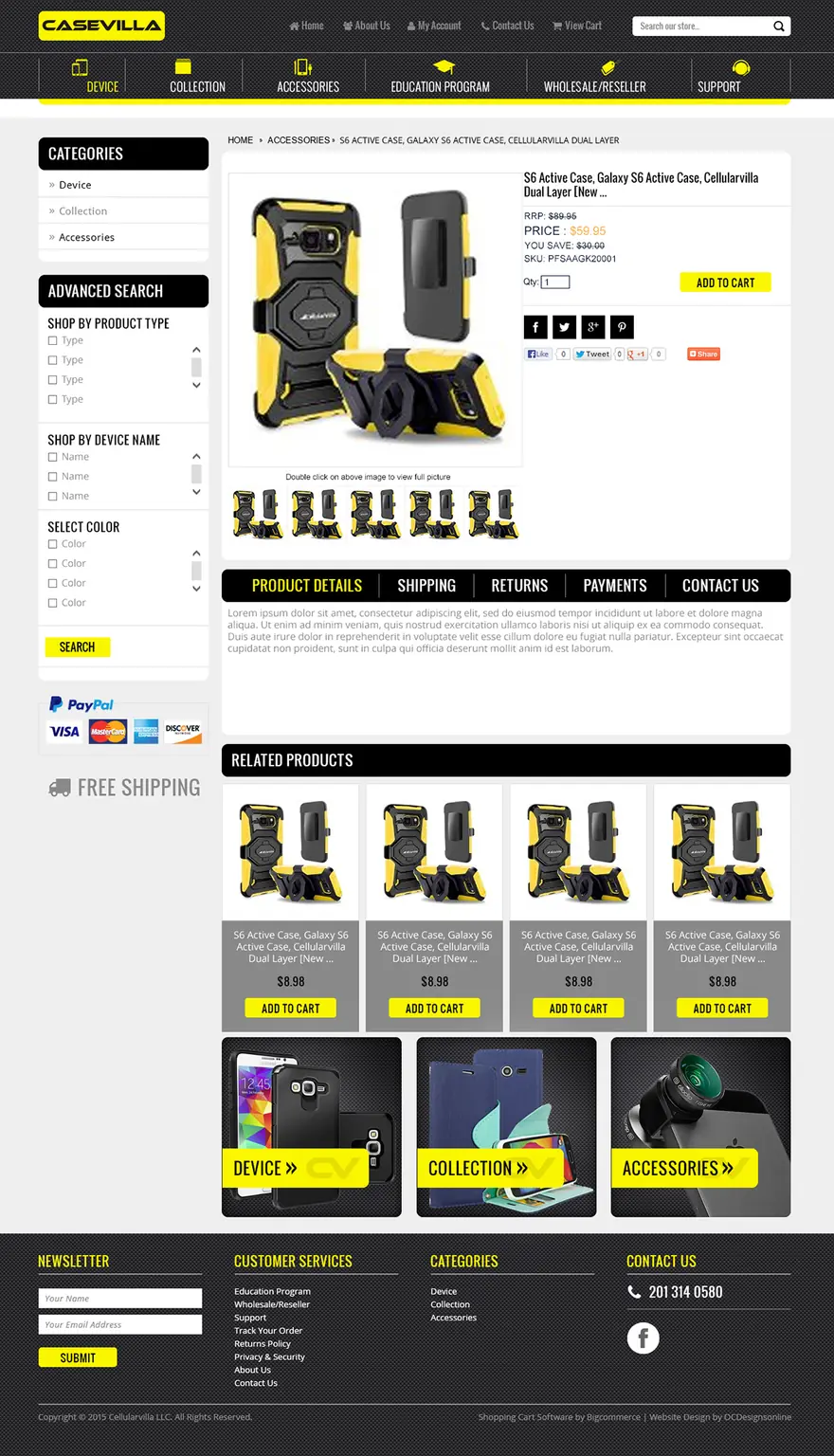 Casevilla: BigCommerce by OC Designs Online