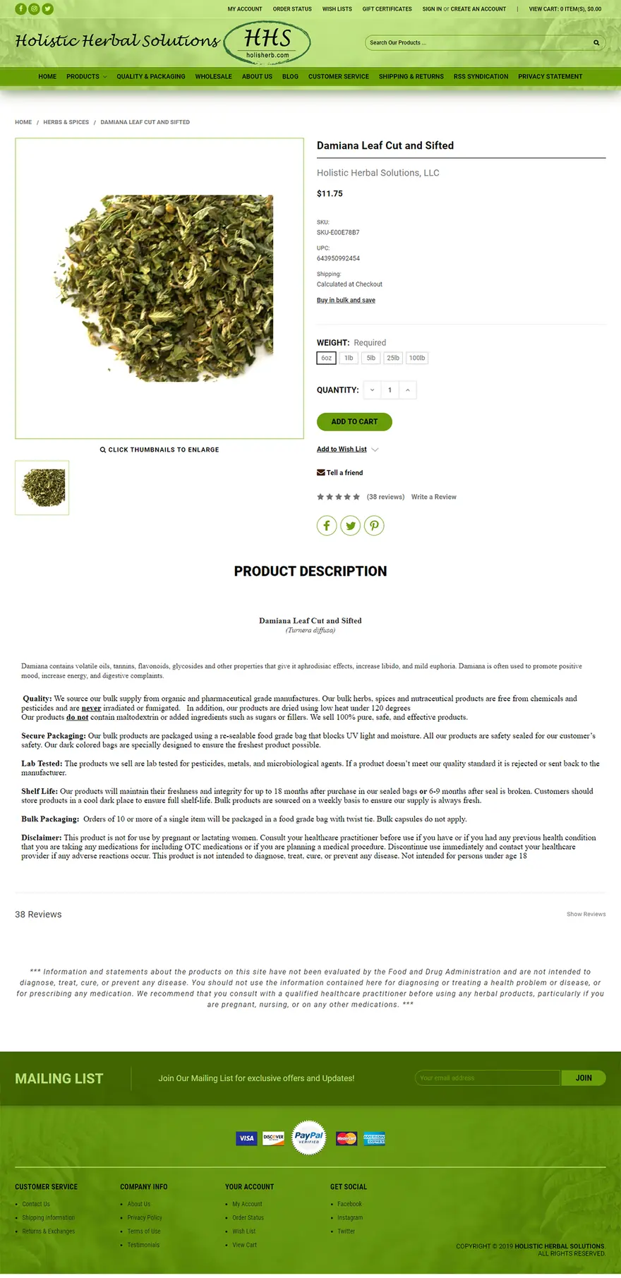 Holis Herb, a store we designed