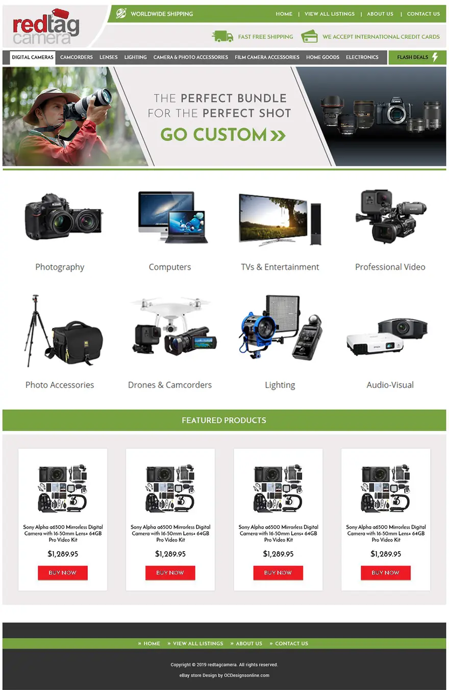 Redtag Camera — eBay stores by OC Designs Online
