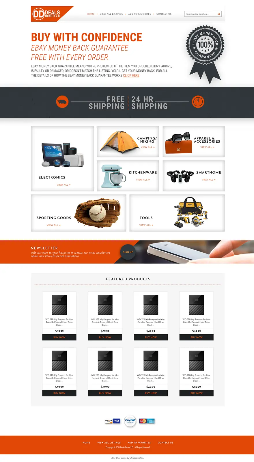 Direct Deals ebay store design