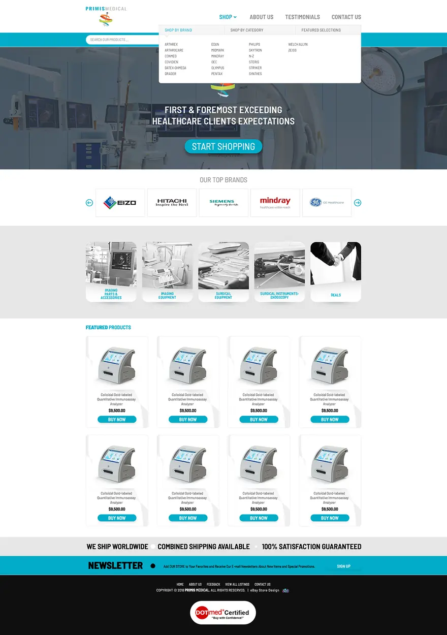Primis Medical — eBay stores by OC Designs Online