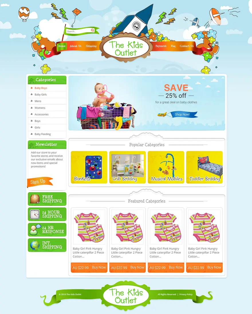 The Kids Outlet: eBay stores by OC Designs Online