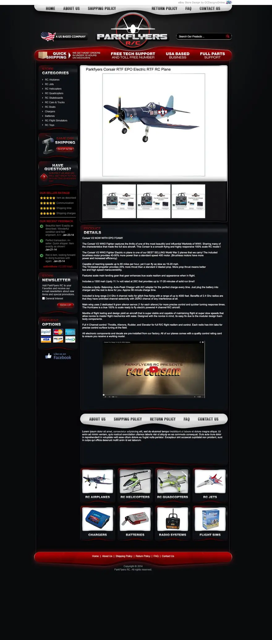 Park Flyers: eBay listing templates by OC Designs Online