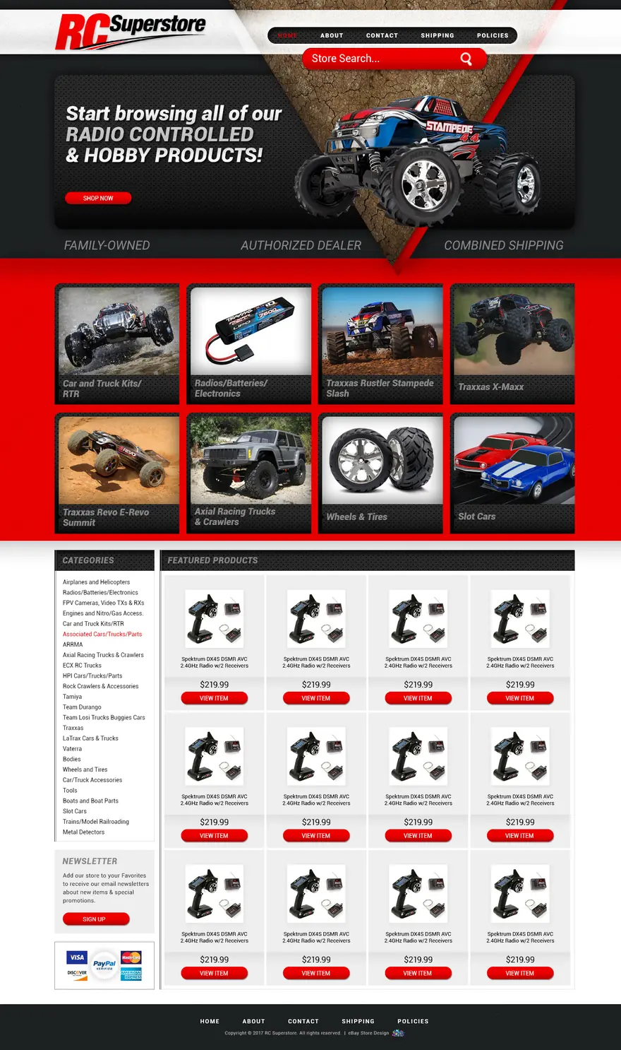 RC Superstore: eBay listing templates by OC Designs Online