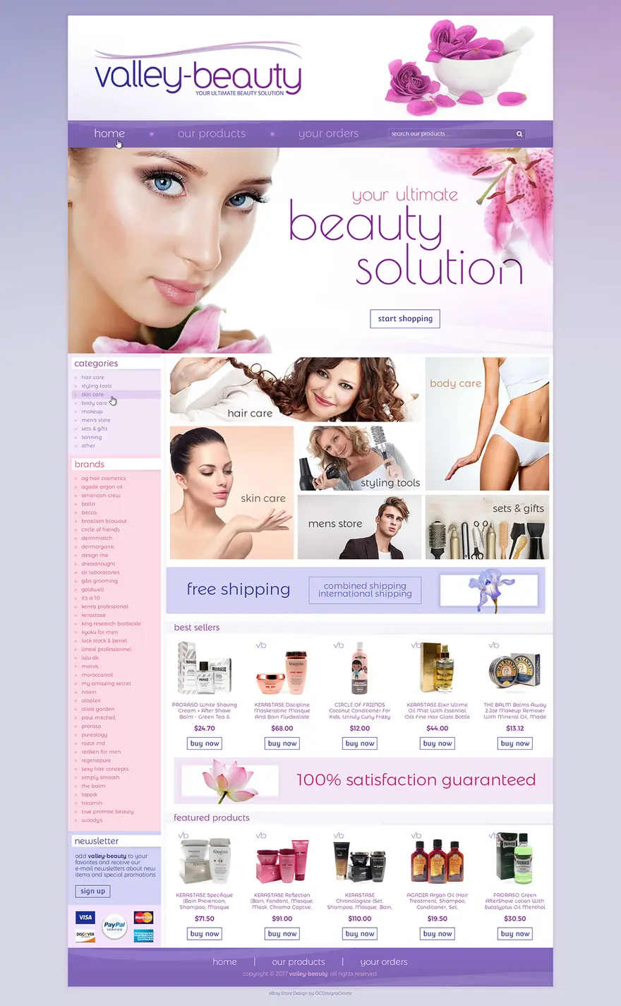 Valley Beauty — eBay stores by OC Designs Online